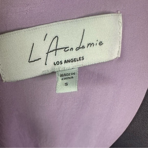L'academie Pearl Ruched Dress in Lilac Size S - Picture 5 of 9